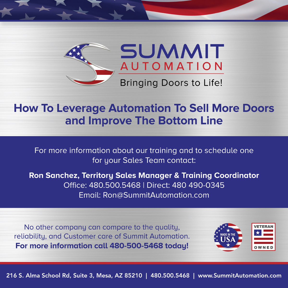 Schedule a session with the experts to learn how automation can help your team sell more doors and windows!